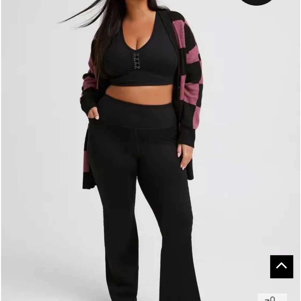 Torrid Black High Rise Yoga Pants Boot cut